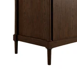 Kinnsden 36" Single Vanity, Sable Oak w/ 3 CM Parisien Bleu Silestone Top