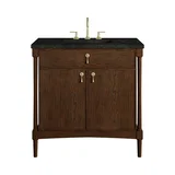 Kinnsden 36" Single Vanity, Sable Oak w/ 3 CM Phantome Eclos Top
