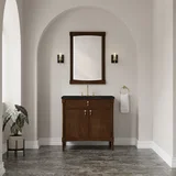 Kinnsden 36" Single Vanity, Sable Oak w/ 3 CM Phantome Eclos Top