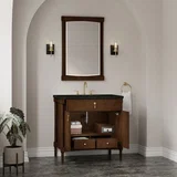 Kinnsden 36" Single Vanity, Sable Oak w/ 3 CM Phantome Eclos Top