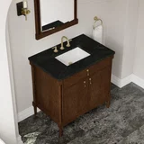 Kinnsden 36" Single Vanity, Sable Oak w/ 3 CM Phantome Eclos Top
