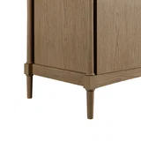 Kinnsden 36" Single Vanity, Weathered Oak w/ 3 CM Carrara Marble Top