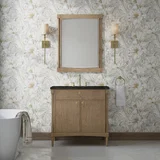 Kinnsden 36" Single Vanity, Weathered Oak w/ 3 CM Phantome Eclos Top