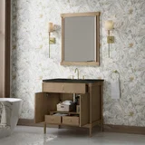 Kinnsden 36" Single Vanity, Weathered Oak w/ 3 CM Phantome Eclos Top