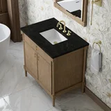Kinnsden 36" Single Vanity, Weathered Oak w/ 3 CM Phantome Eclos Top