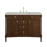 Kinnsden 48" Single Vanity, Sable Oak w/ 3 CM Lime Delight Silestone Top
