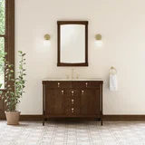 Kinnsden 48" Single Vanity, Sable Oak w/ 3 CM Tajnar Eclos Top