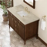 Kinnsden 48" Single Vanity, Sable Oak w/ 3 CM Tajnar Eclos Top