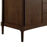 Kinnsden 48" Single Vanity, Sable Oak w/ 3 CM Tajnar Eclos Top w/FreePower Wireless Charger