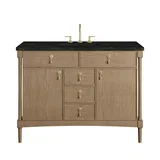 Kinnsden 48" Single Vanity, Weathered Oak w/ 3 CM Phantome Eclos Top