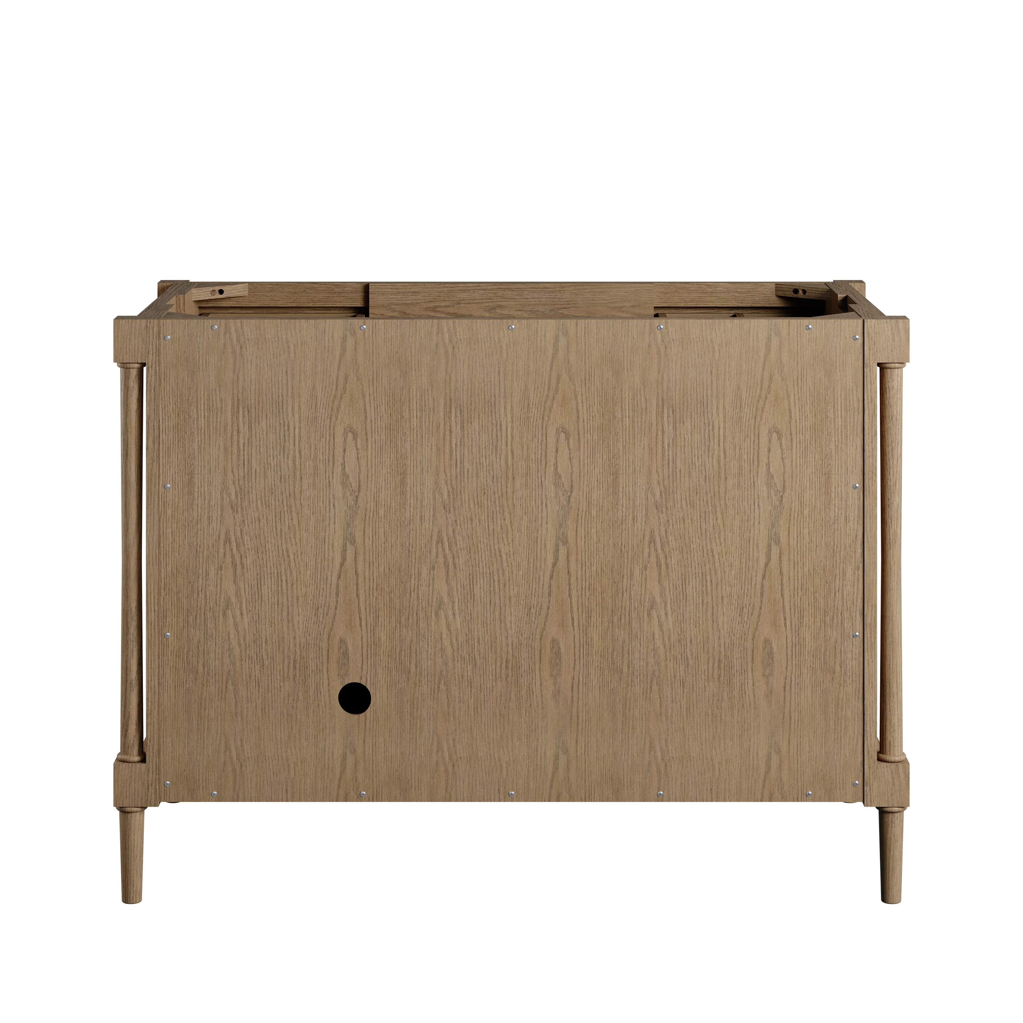 Kinnsden 48" Single Vanity, Weathered Oak w/ 3 CM Tajnar Eclos Top w/FreePower Wireless Charger