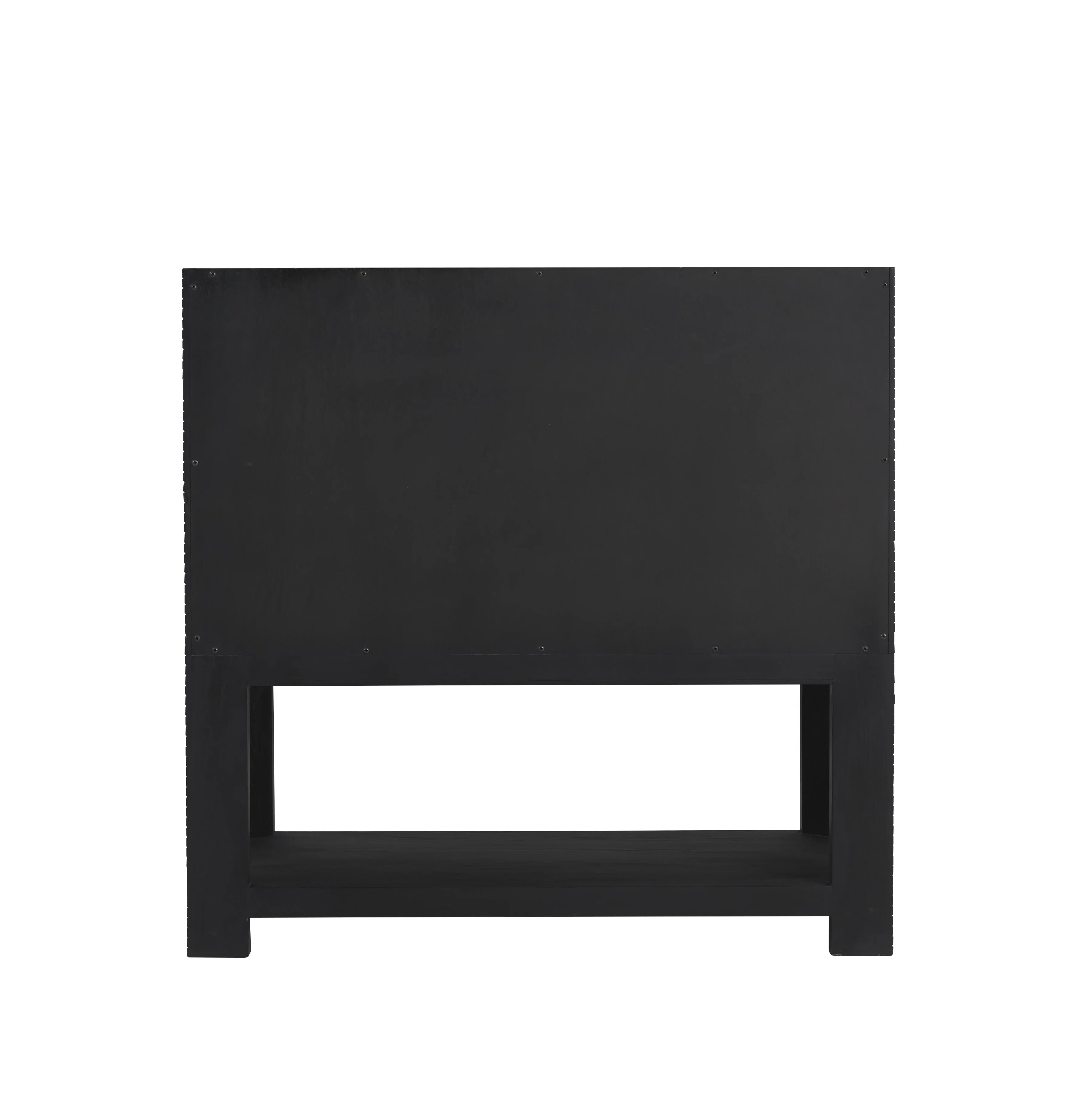 Lucian 36" Single Vanity, Carbon Oak w/ 3 CM Victorian Silver Silestone Top