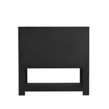 Lucian 36" Single Vanity, Carbon Oak w/ 3 CM Victorian Silver Silestone Top