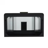 Lucian 36" Single Vanity, Carbon Oak w/ 3 CM White Zeus Silestone Top