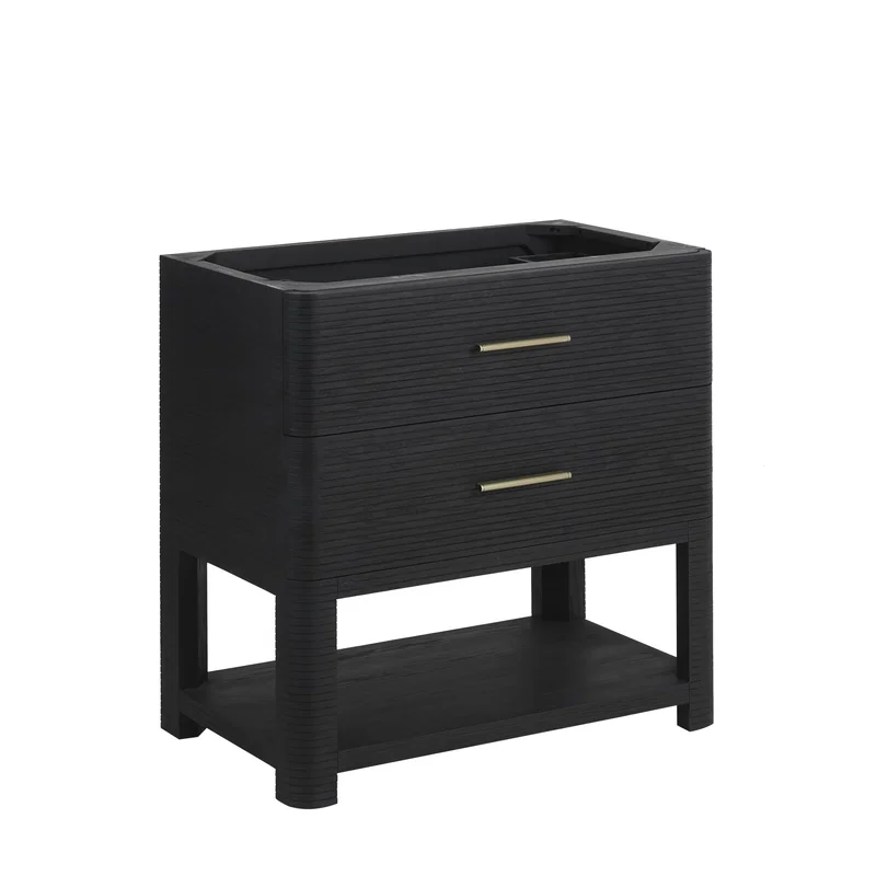 Lucian 36" Single Vanity, Carbon Oak