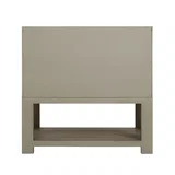 Lucian 36" Single Vanity, Pebble Oak w/ 3 CM Victorian Silver Silestone Top