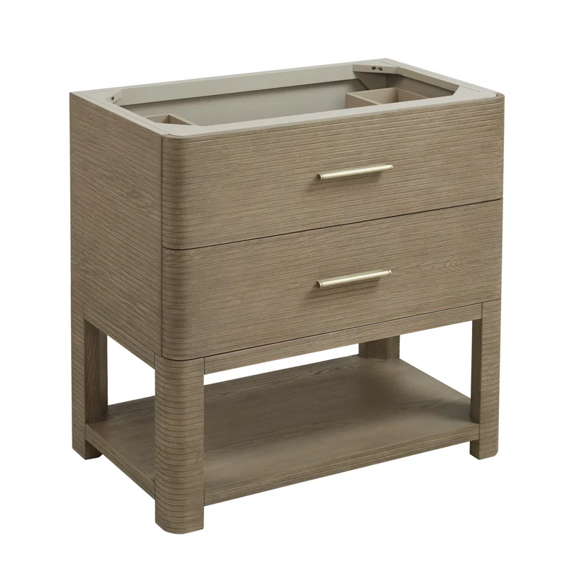 Lucian 36" Single Vanity, Pebble Oak