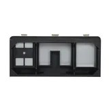 Lucian 48" Single Vanity, Carbon Oak w/ 3 CM White Zeus Silestone Top