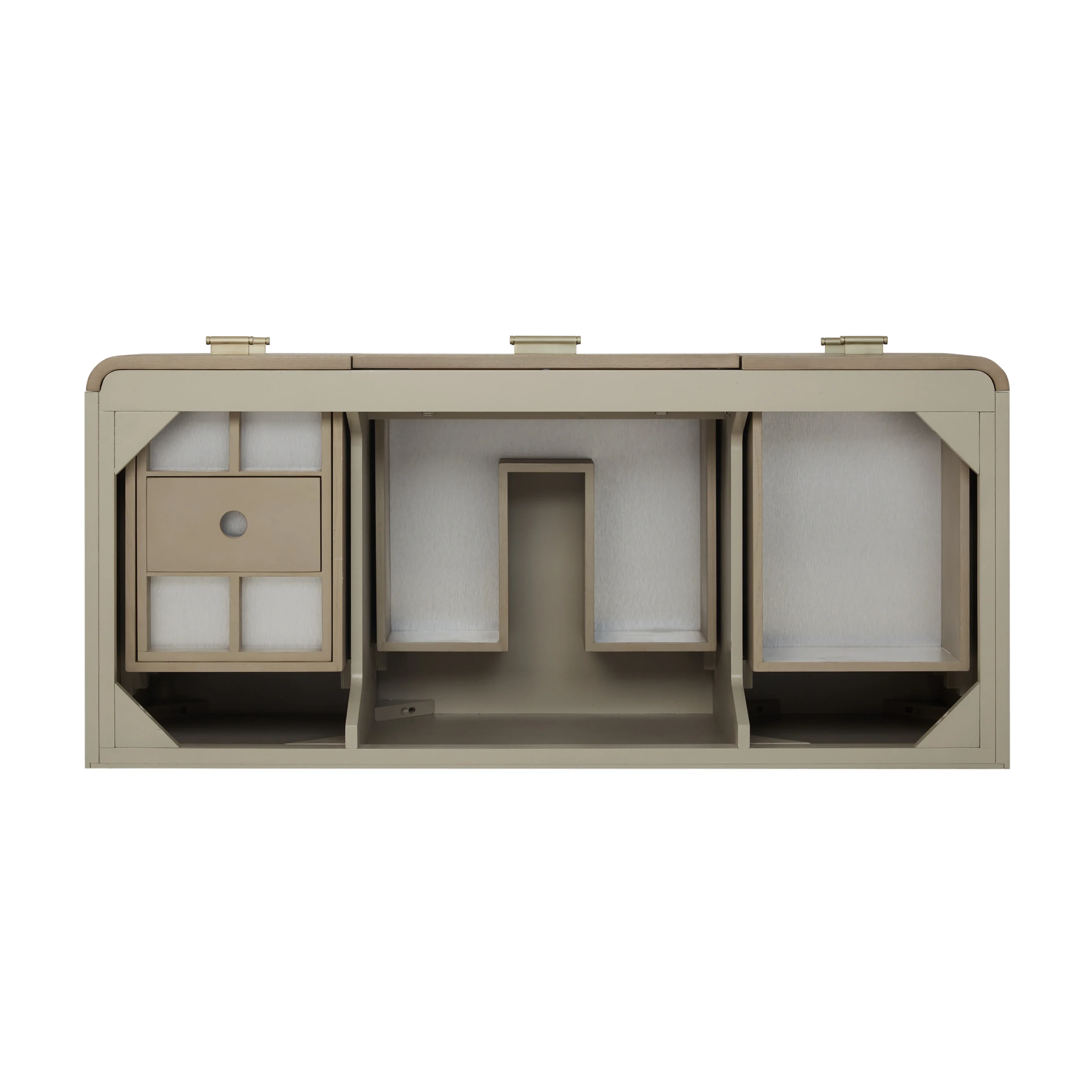 Lucian 48" Single Vanity, Pebble Oak
