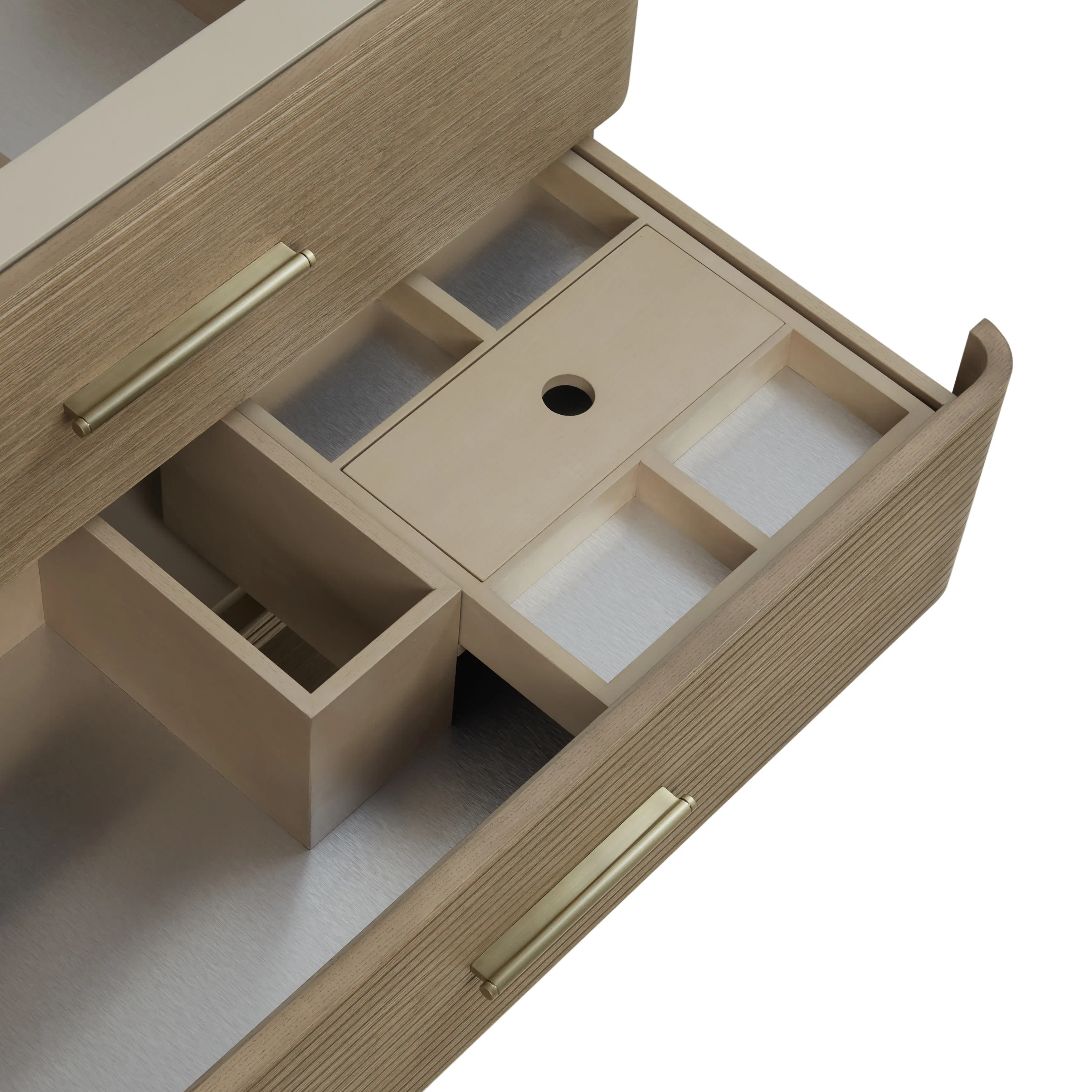 Lucian 72" Double Vanity, Pebble Oak