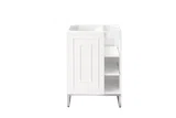 Alicante' 24" Stainless Steel Base, Brushed Nickel