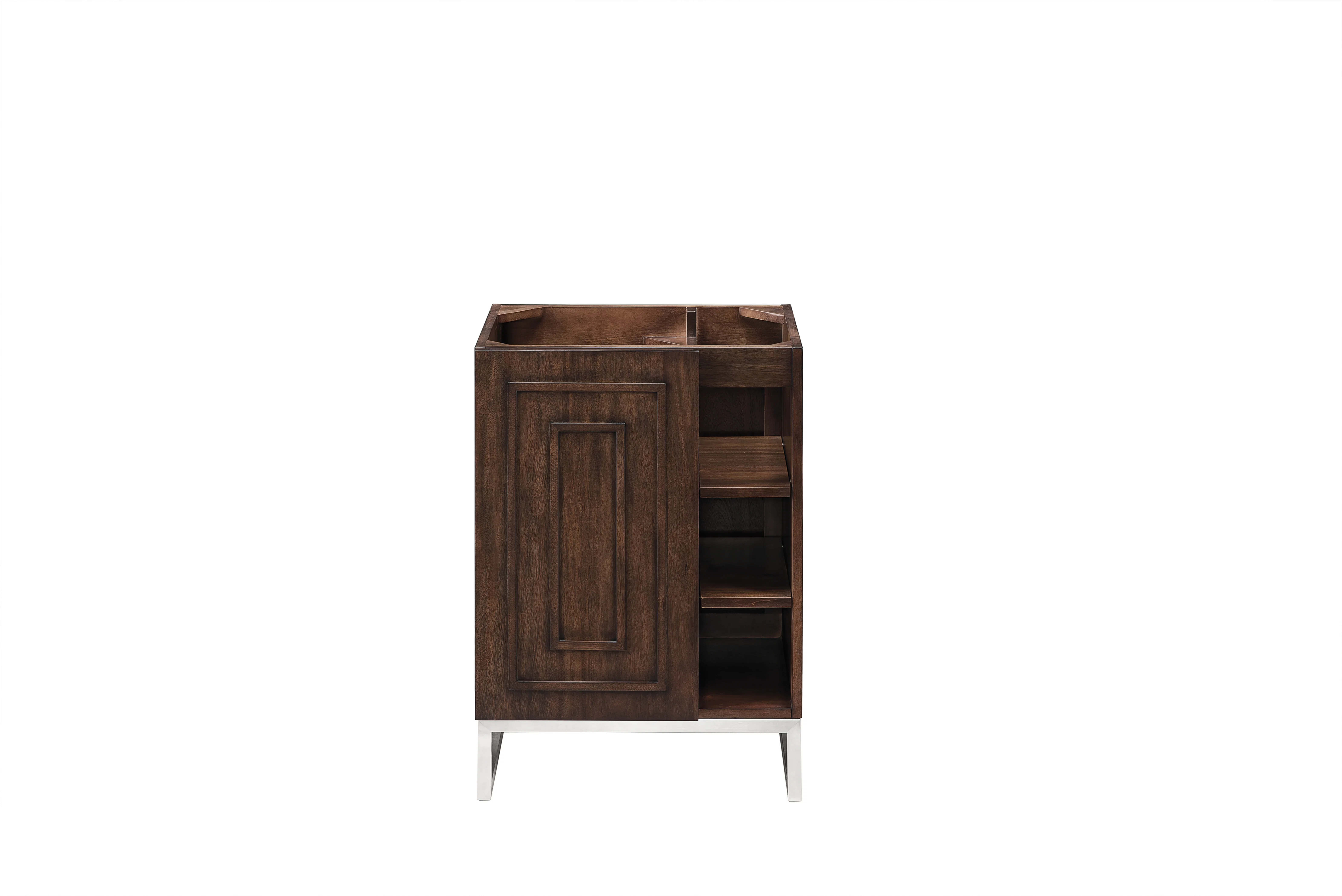Alicante' 24" Stainless Steel Base, Brushed Nickel