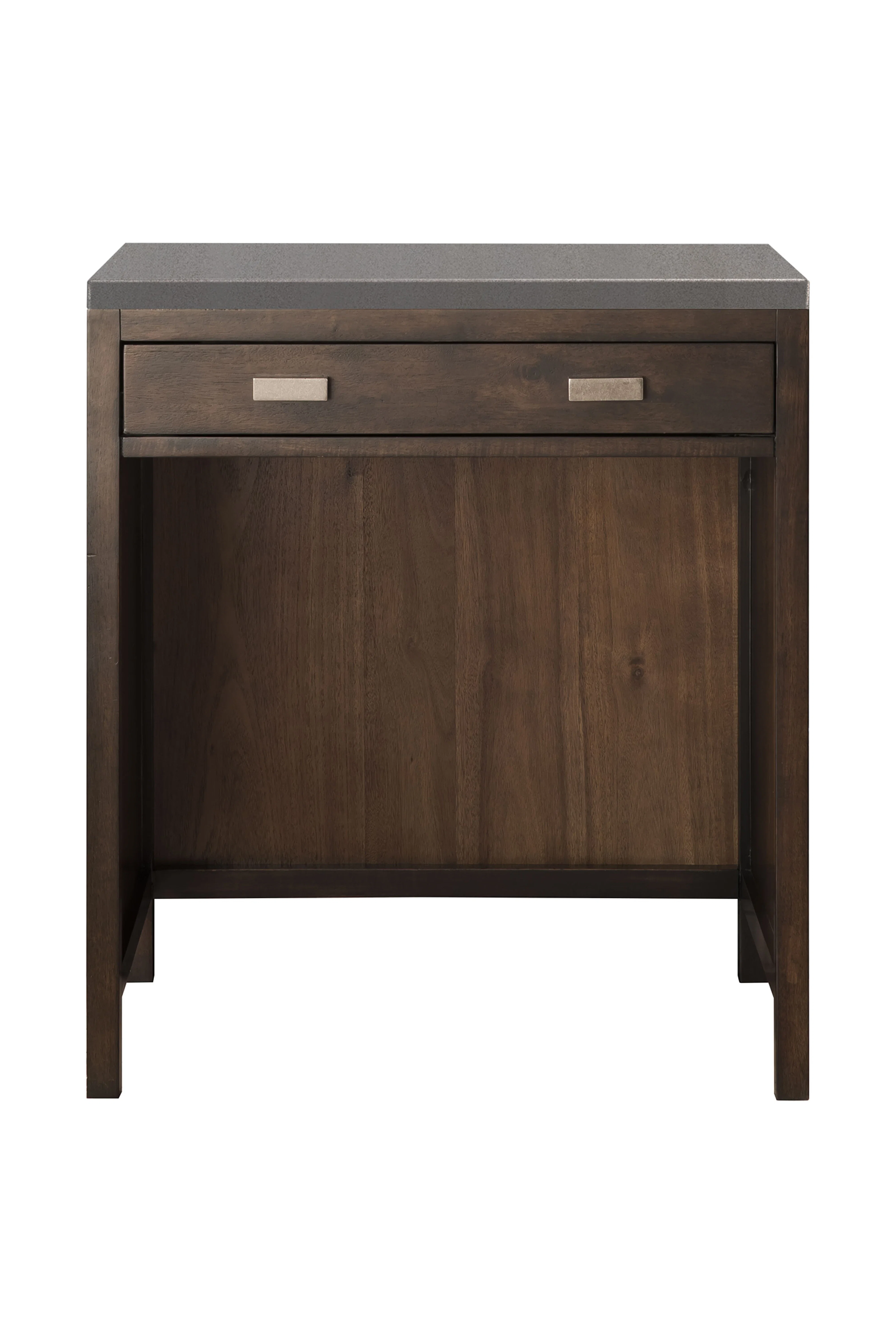 Addison 30" Countertop Unit, Mid-Century Acacia w/ 3 CM Grey Expo Silestone Top