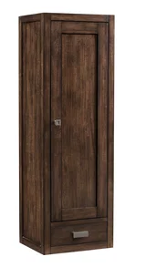 Addison 12" D Petite Tower Hutch - Right, Mid-Century Acacia