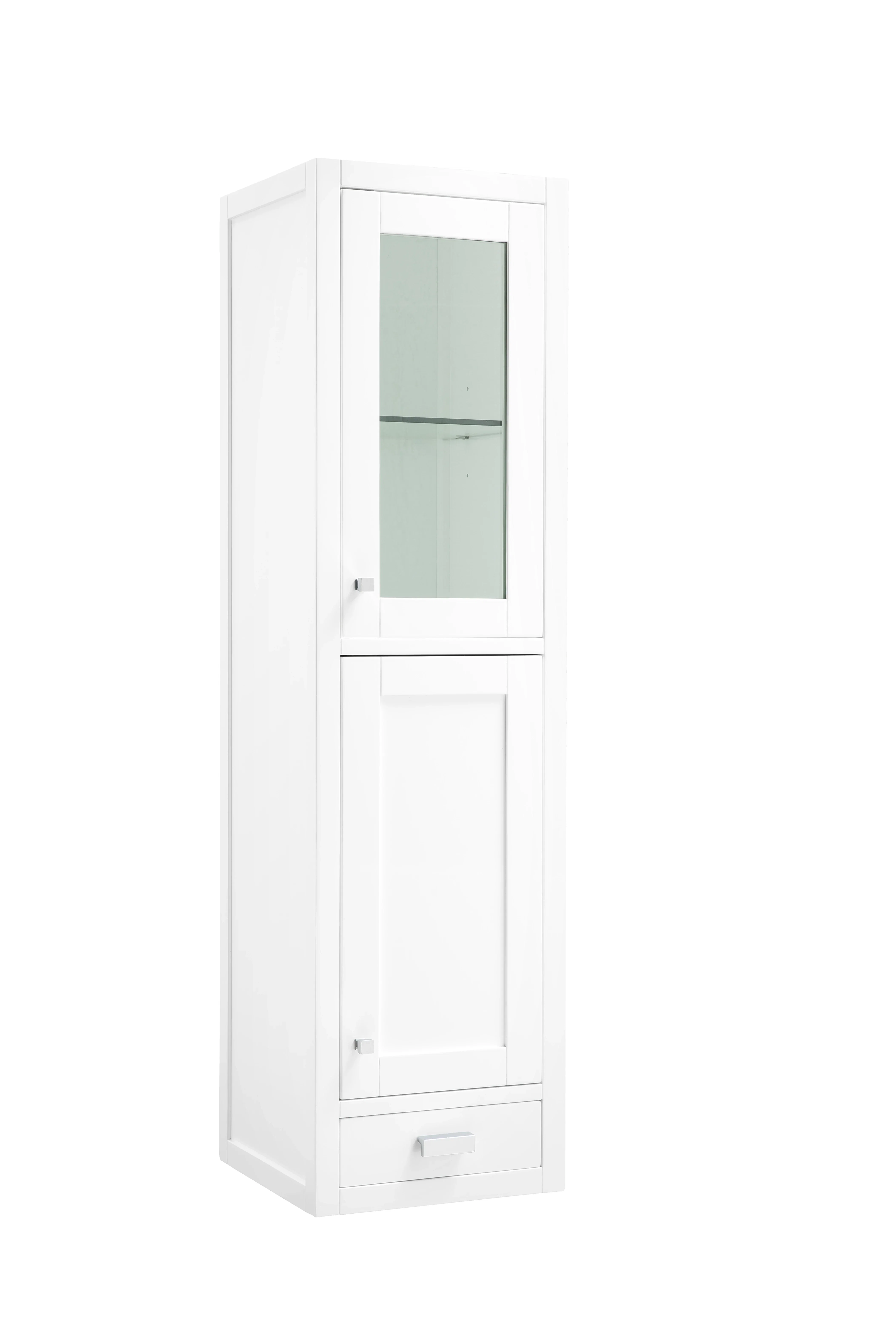 Addison 15" D Grand Tower Hutch - Right, Glossy White
