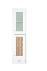 Addison 15" D Grand Tower Hutch - Right, Glossy White