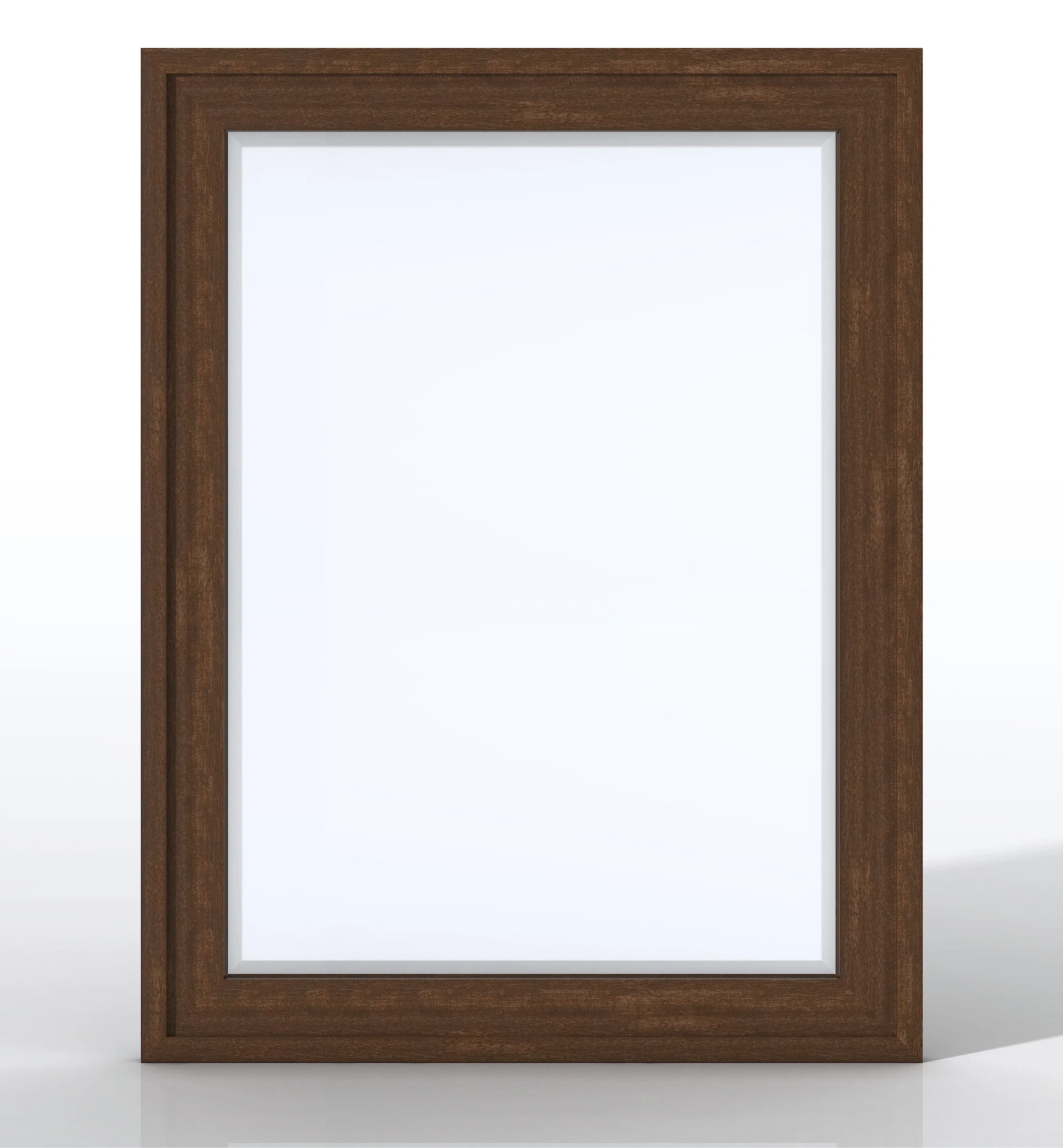 Addison 30" Rectangular Mirror, Mid-Century Acacia