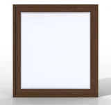 Addison 36" Rectangular Mirror, Mid-Century Acacia