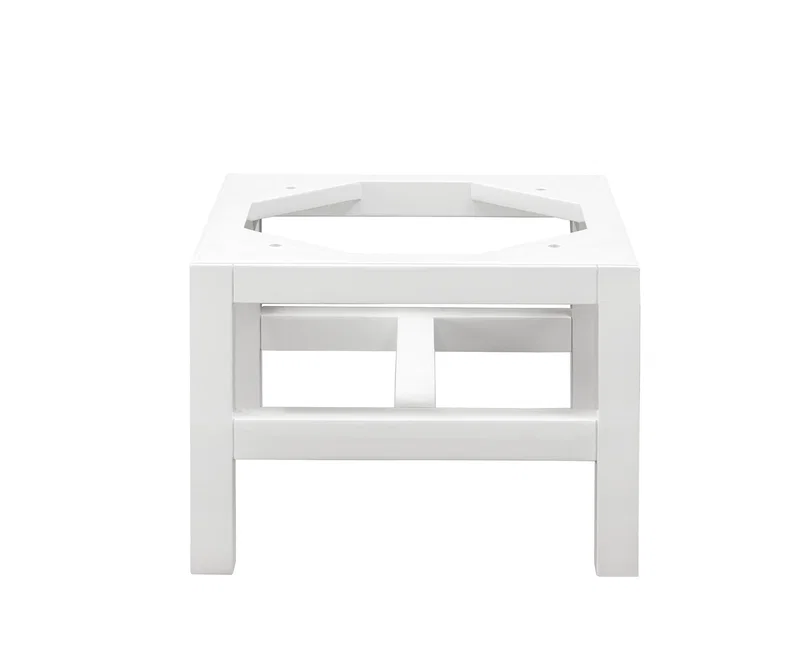 Addison 15" Wooden Stand for Grand Tower Hutch, Glossy White