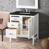 Addison 30" Single Vanity, Glossy White, w/ 3 CM Phantome Eclos Top