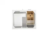 Addison 30" Single Vanity Cabinet, Glossy White