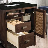 Addison 30" Single Vanity, Mid-Century Acacia, w/ 3 CM Phantome Eclos Top