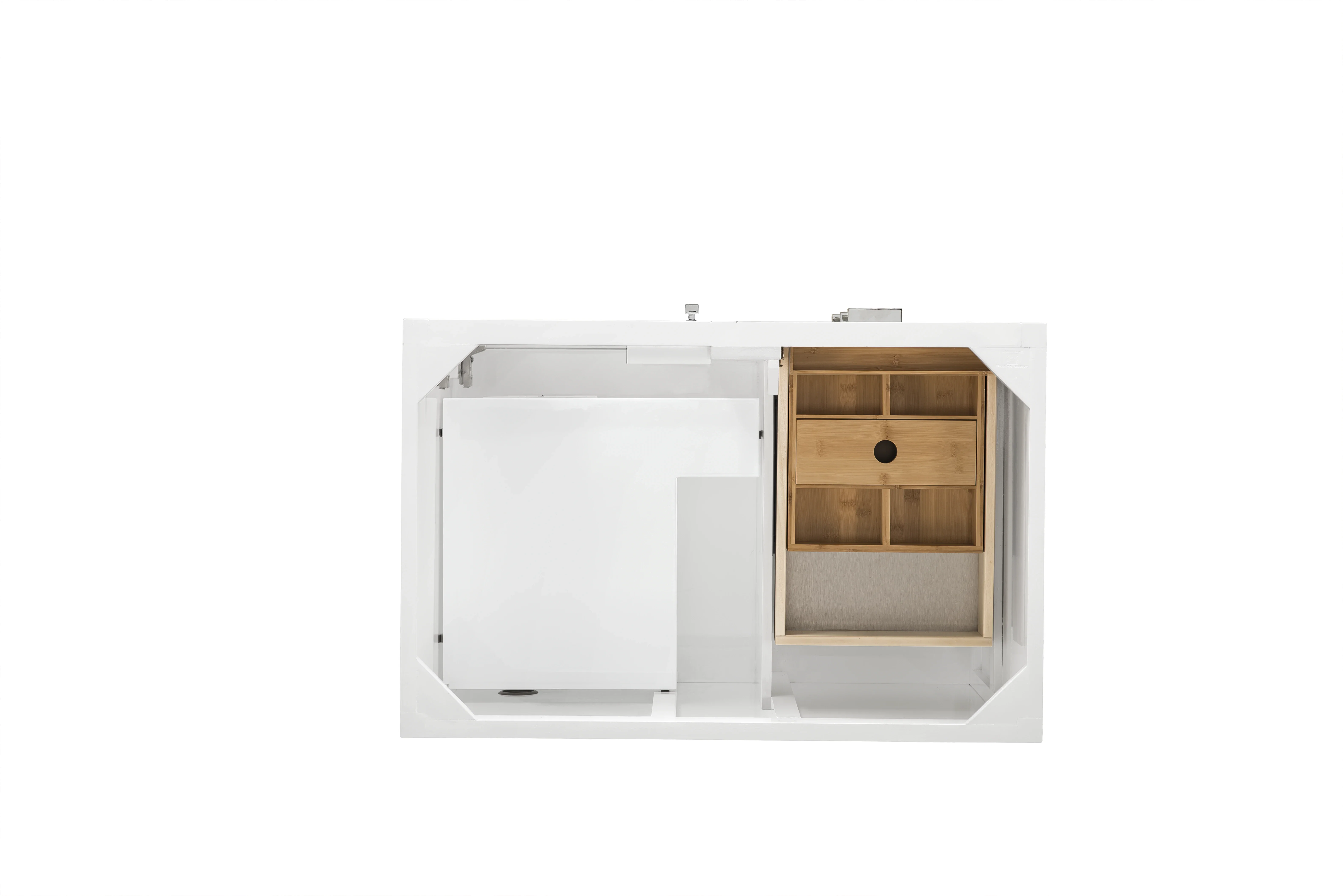 Addison 36" Single Vanity Cabinet, Glossy White