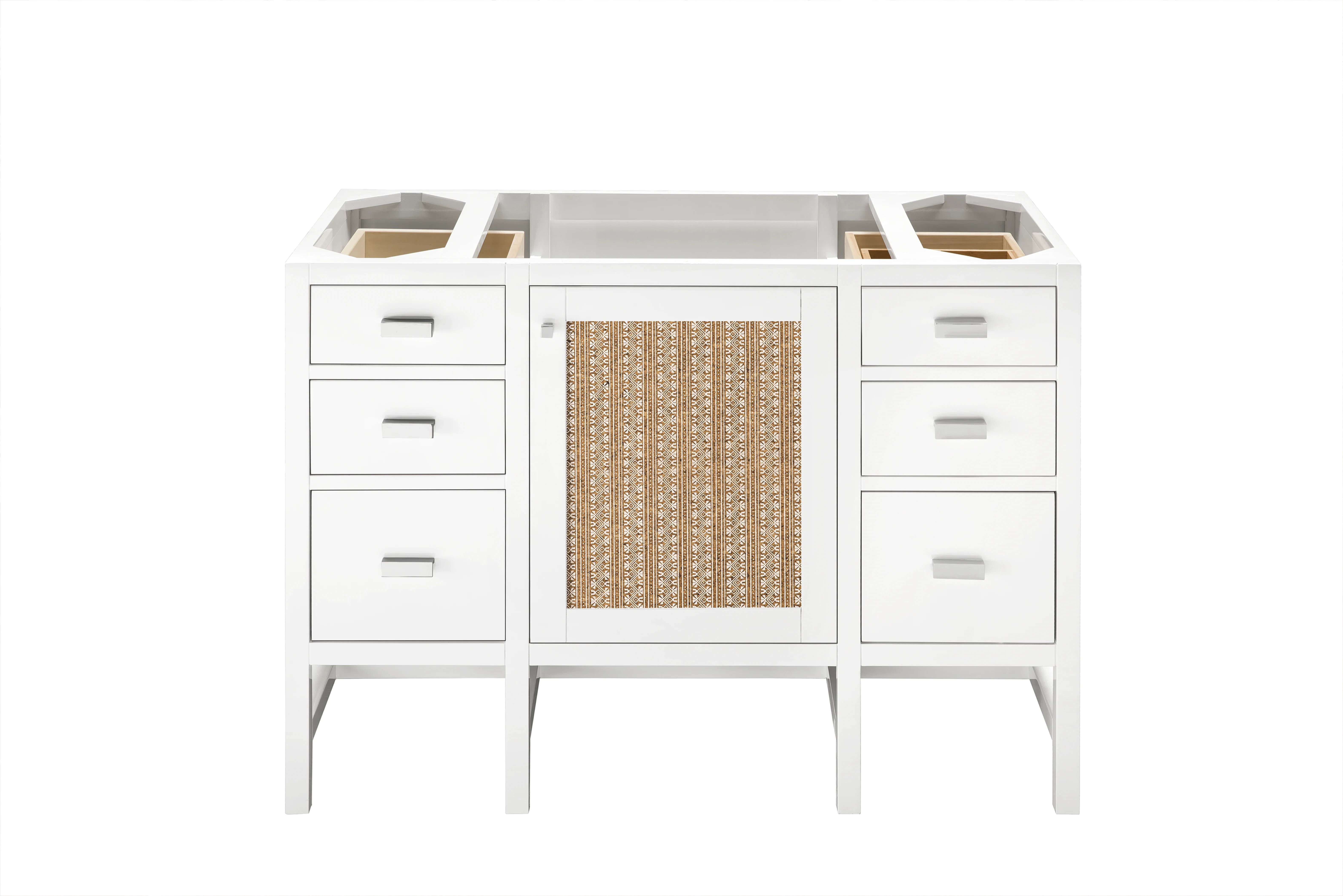 Addison 48" Single Vanity Cabinet, Glossy White