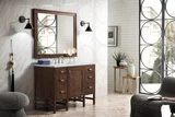 Addison 48" Single Vanity, Mid-Century Acacia w/ 3 CM Carrara White Top