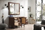 Addison 48" Single Vanity, Mid-Century Acacia w/ 3 CM Carrara White Top