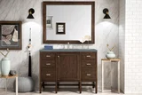 Addison 48" Single Vanity, Mid-Century Acacia w/ 3 CM Cala Blue Silestone Top