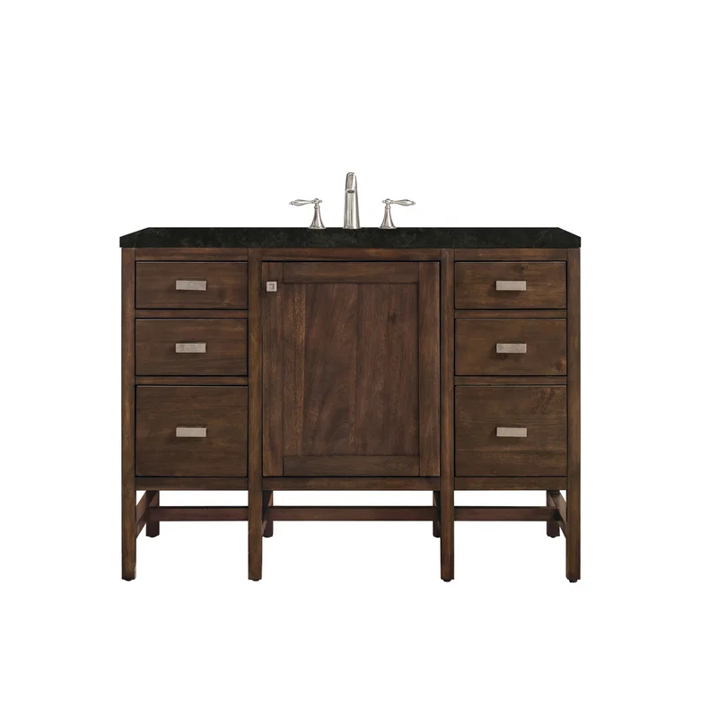 Addison 48" Single Vanity, Mid-Century Acacia, w/ 3 CM Phantome Eclos Top