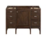 Addison 48" Single Vanity Cabinet, Mid-Century Acacia