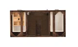 Addison 48" Single Vanity Cabinet, Mid-Century Acacia