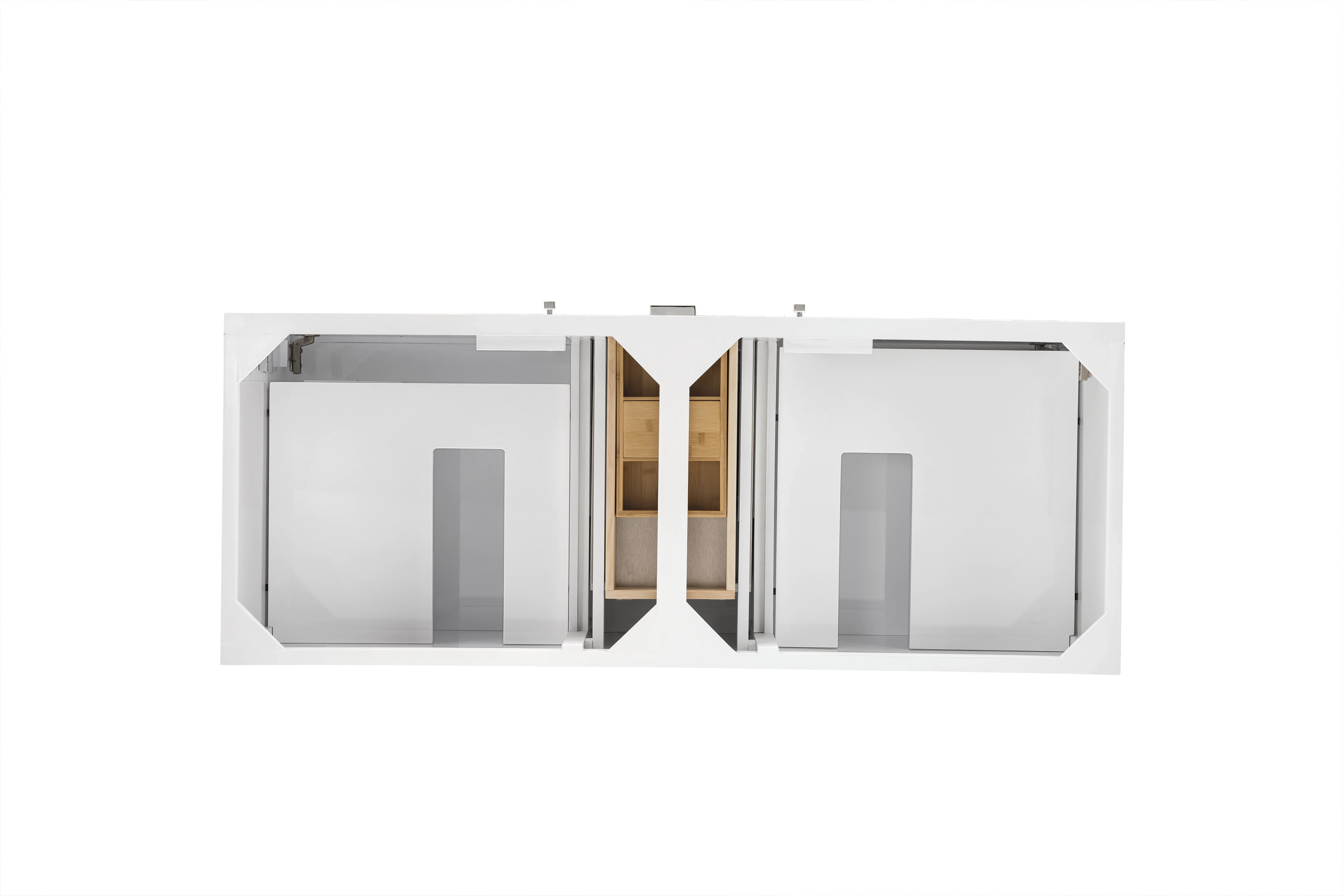 Addison 60" Double Vanity Cabinet, Glossy White