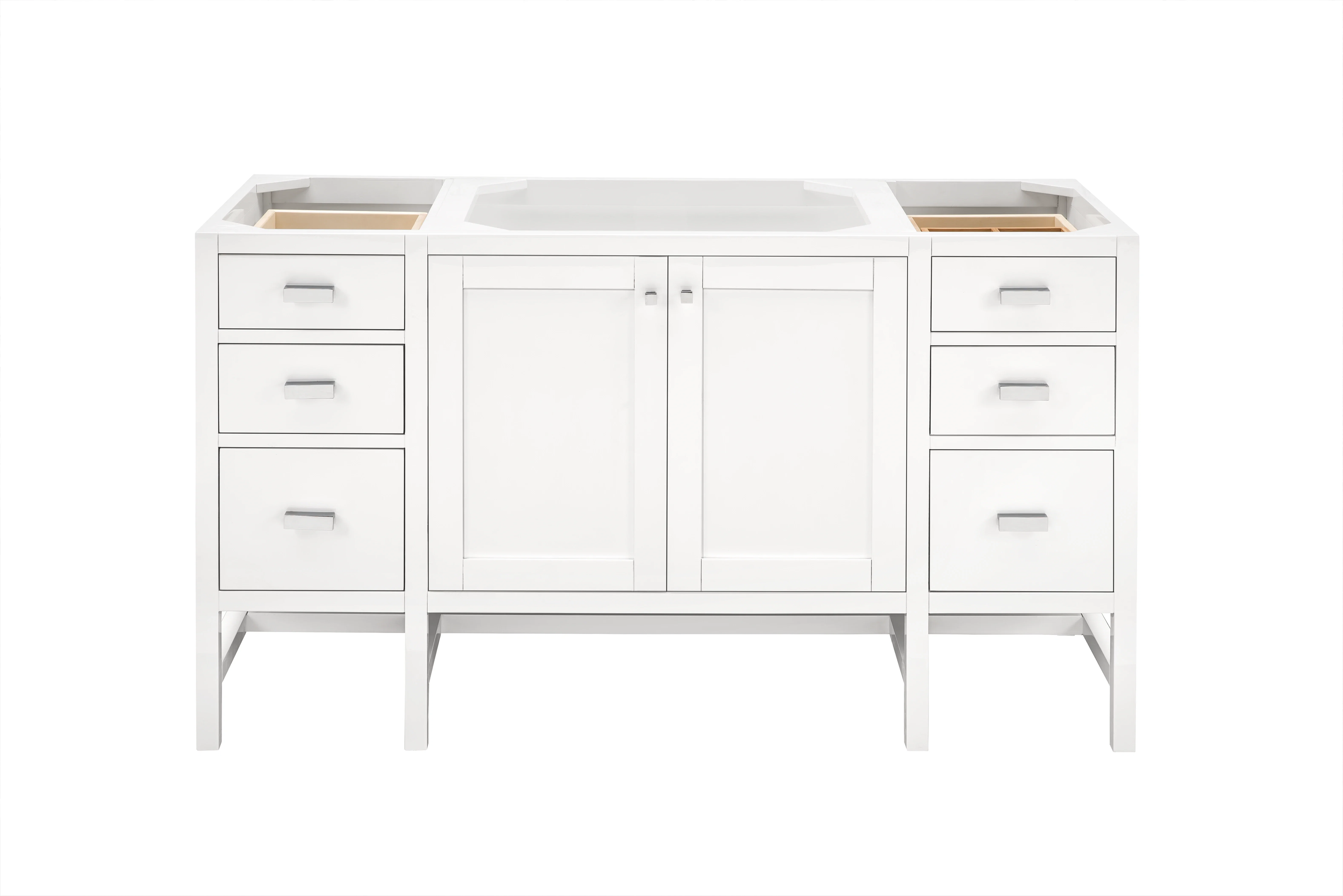 Addison 60" Single Vanity Cabinet, Glossy White