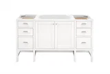 Addison 60" Single Vanity Cabinet, Glossy White