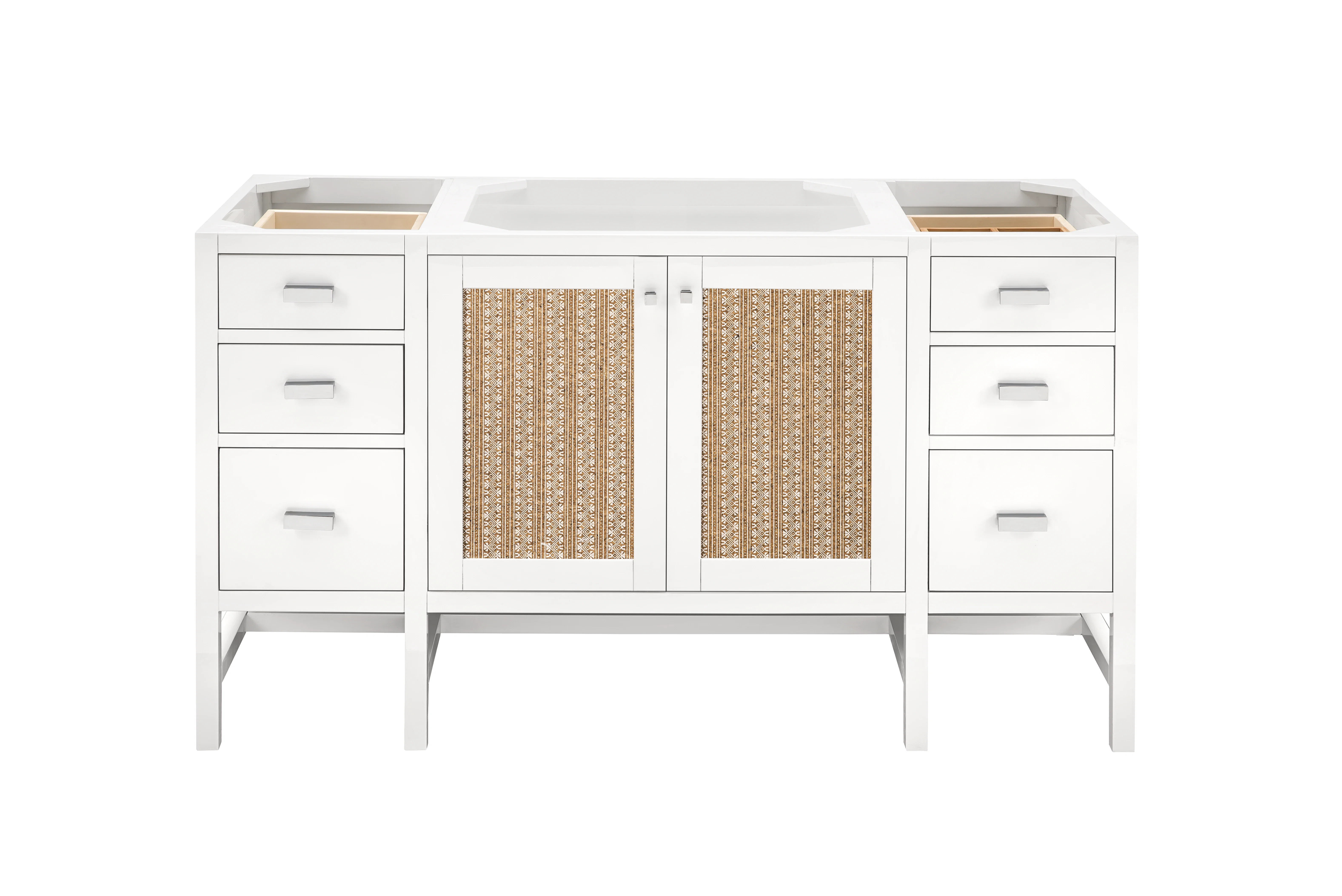 Addison 60" Single Vanity Cabinet, Glossy White