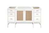 Addison 60" Single Vanity Cabinet, Glossy White