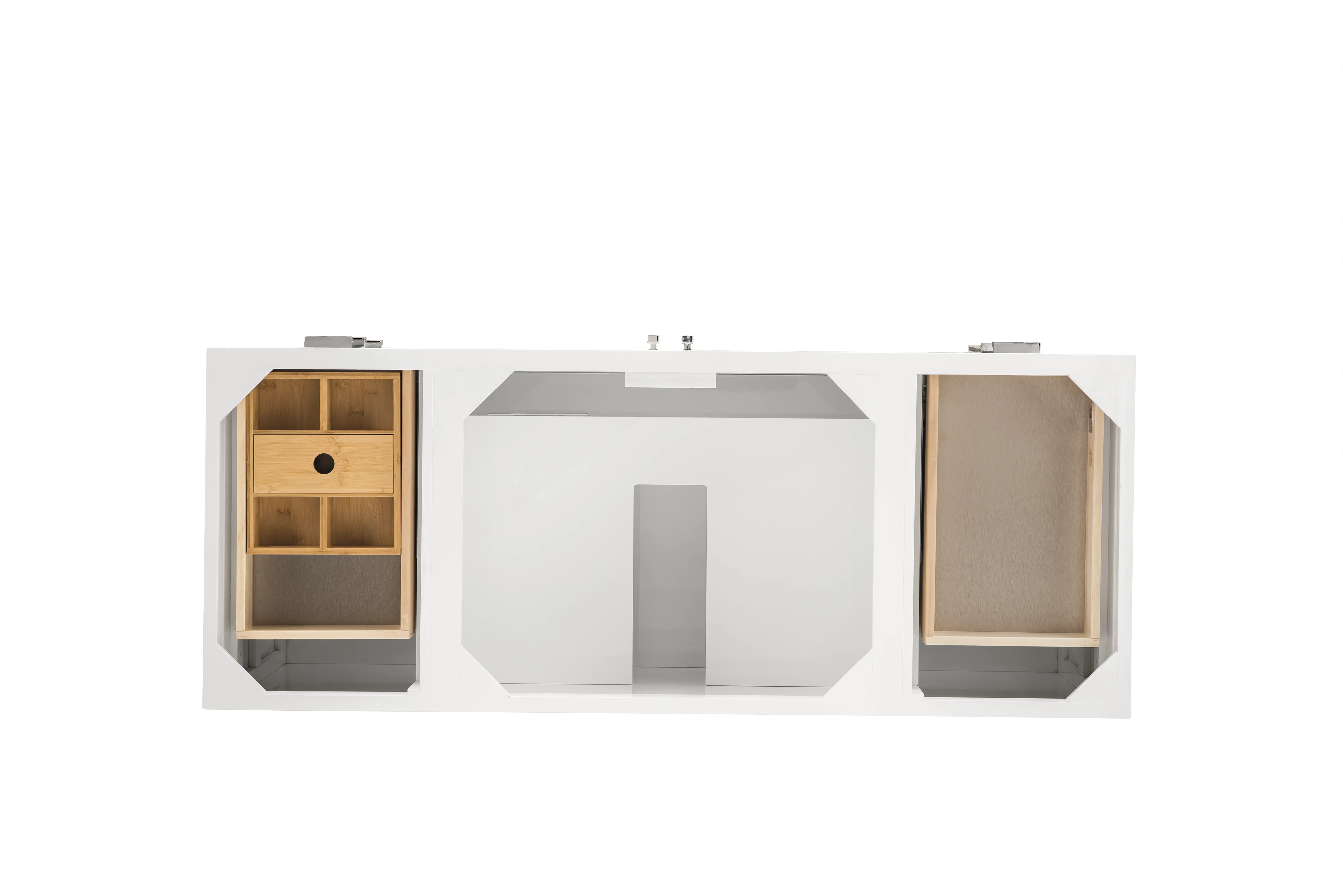 Addison 60" Single Vanity Cabinet, Glossy White